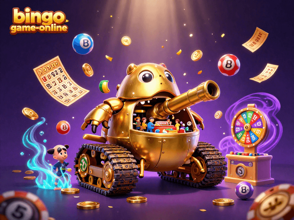 Experience the vibrant excitement of bingo-game-online with a 3D casino beetle and lottery elements!