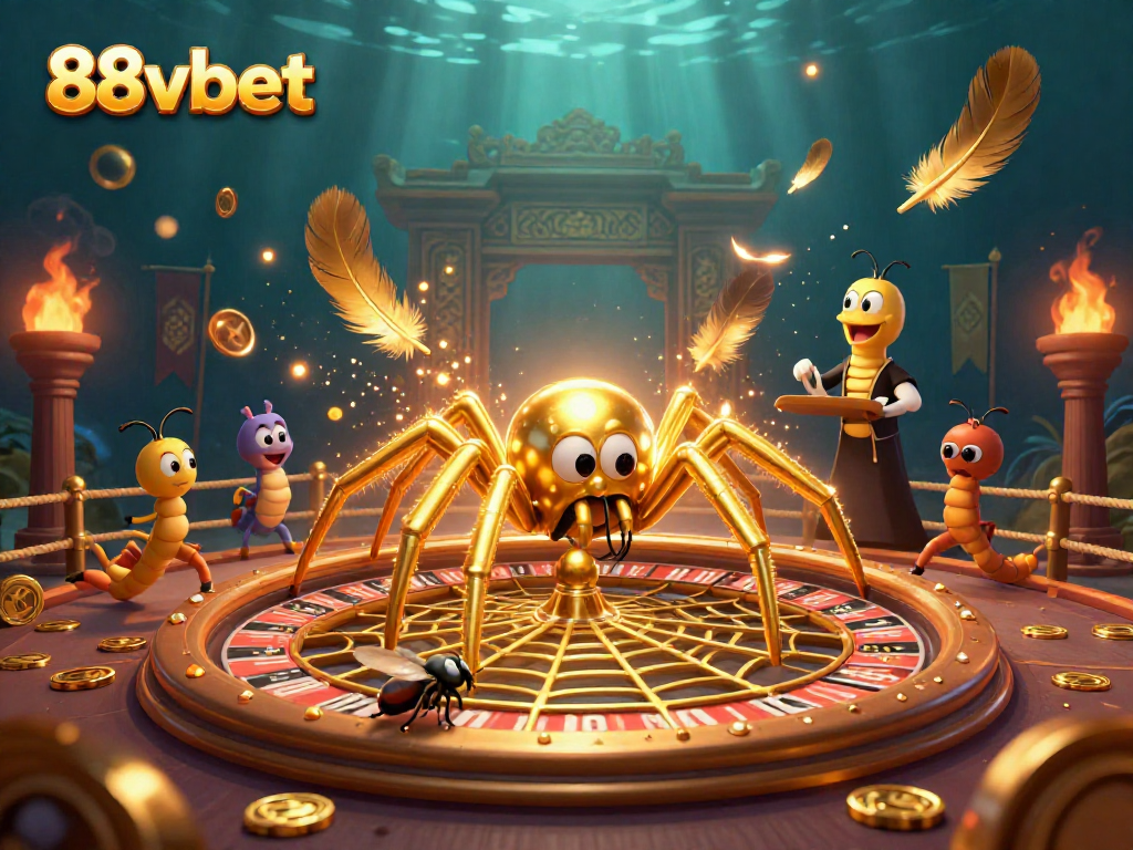 Engage with thrilling 88vbet gaming adventures at a vibrant roulette table scene.