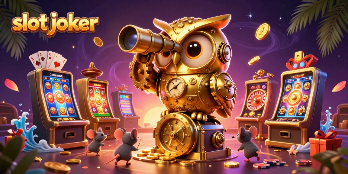 Engaging in thrilling jackpots at slot joker with a vibrant and dynamic casino scene.