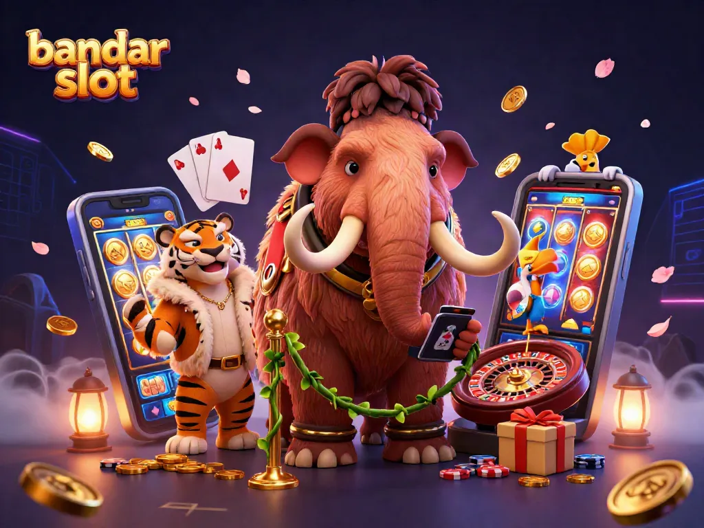 Bermain slot online di bandar slot dengan bouncer mammoth, tamu VIP harimau, dan penjaga pintu burung dodo.