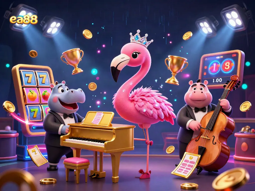 Engage with ea88 jackpot excitement through vibrant casino characters and dynamic gaming elements.