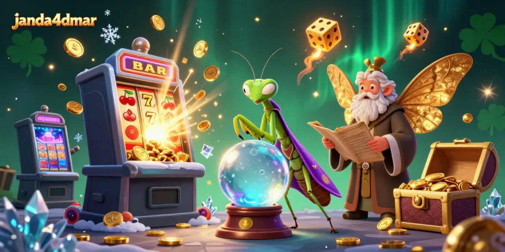 Mainkan slot di janda4dmar dengan keberuntungan dari peramal dan elemen permainan yang meriah.