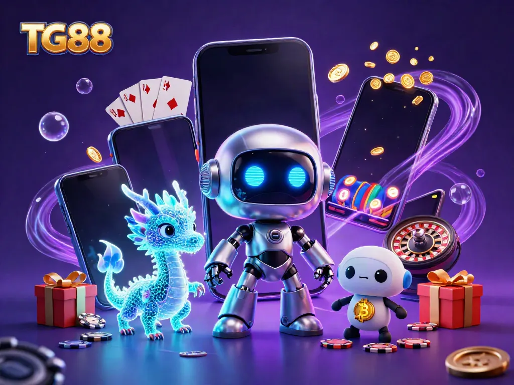 Engage in thrilling gaming at TG88 with exciting slot machines and dynamic characters.