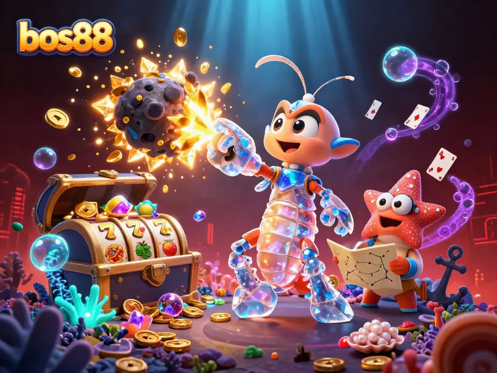 Win big with bos88's exciting slot games featuring galactic characters and vibrant treasures.