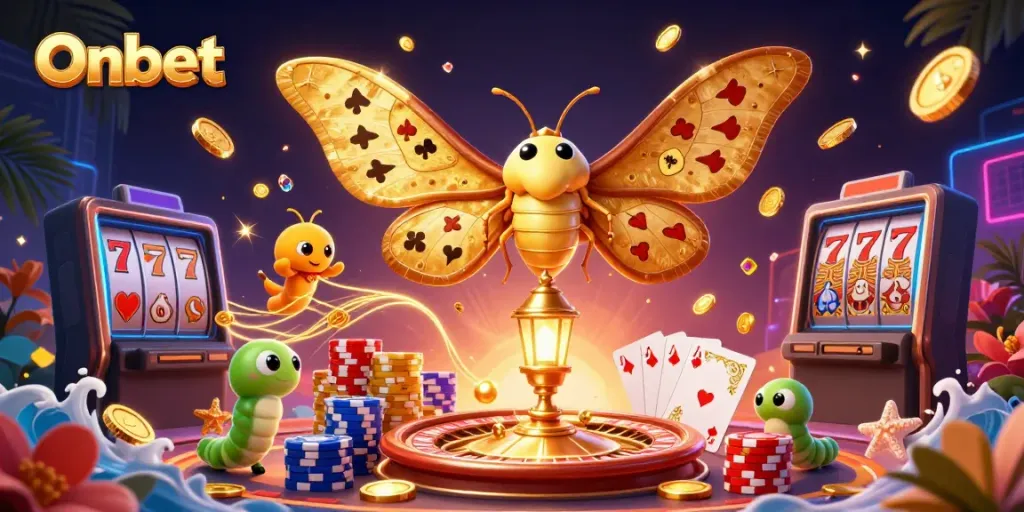 Engage with Onbet's thrilling casino experience showcasing games and vibrant visuals