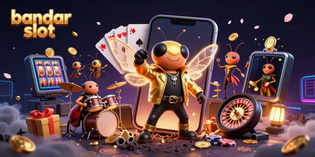Serunya band slot dengan cicada rock star dan elemen kasino yang menggiurkan