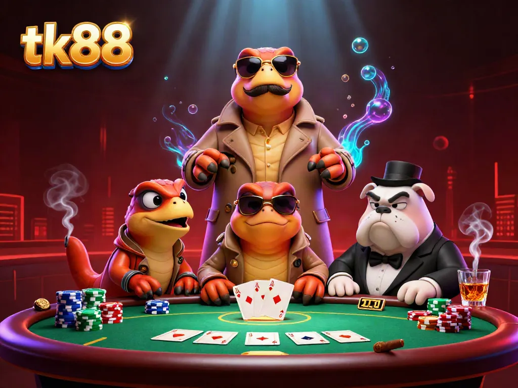 Experience the exciting world of tk88 with raptors sneaking into a VIP casino.