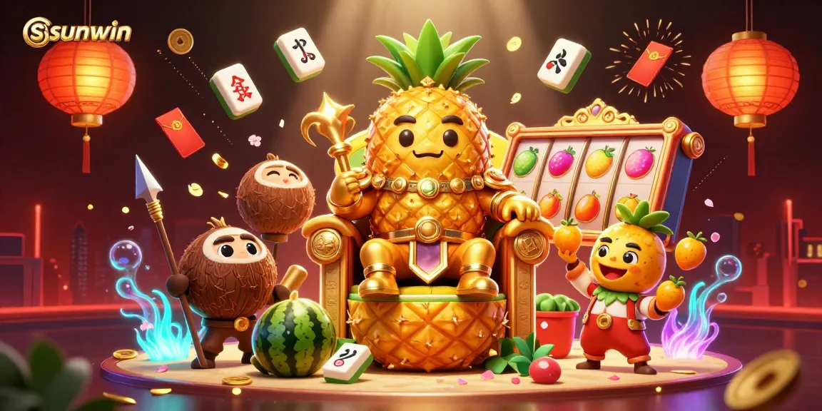 Engage in thrilling gameplay at sunwin with a vibrant animated casino scene featuring colorful characters and dynamic action.