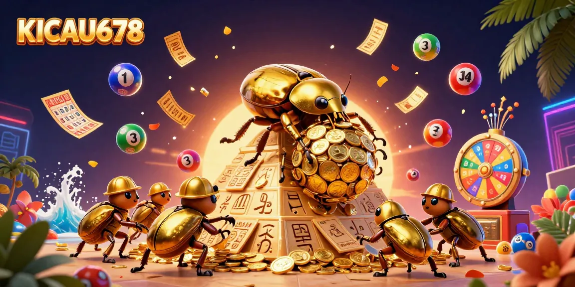KICAU678 rolls out with vibrant lottery elements amidst gold treasure, offering thrilling casino excitement.