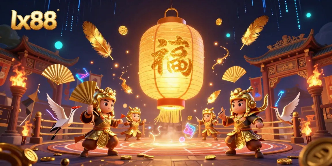 Engage with the vibrant lx88 night market casino scene showcasing animated characters and dynamic game elements.