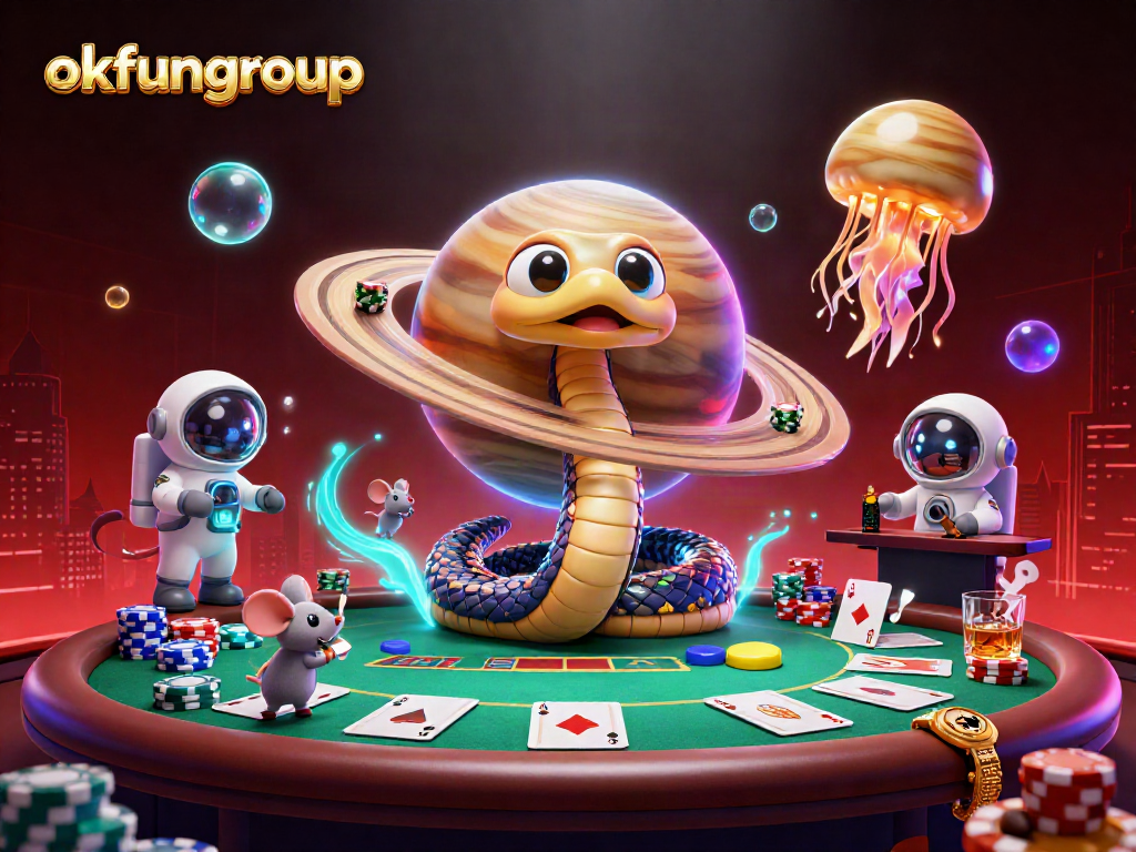 Engage with the thrilling casino experience at okfungroup with betting astronaut mice and cosmic dealer.