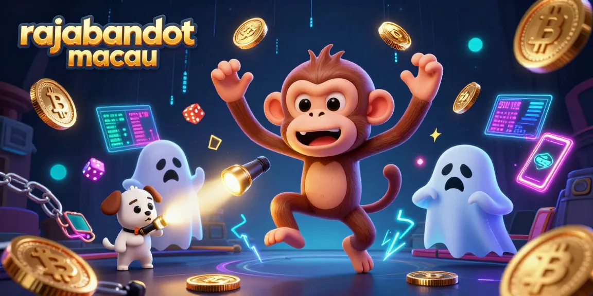 Menangkan taruhan di rajabandot macau sambil melihat hantu ceria menjelajahi kasino berhias koin emas.