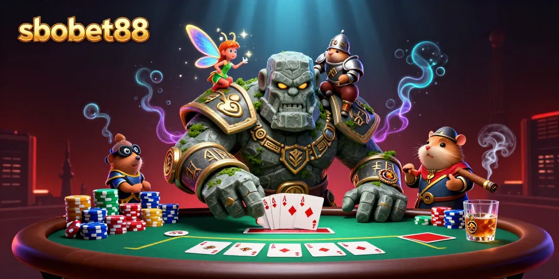 sbobet88 sparks excitement at the poker table with magical characters and vibrant gameplay.