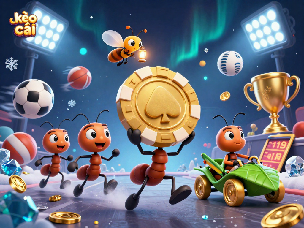 Engage your skills with kèo nhà cái in this dynamic heist illustration featuring sports elements.