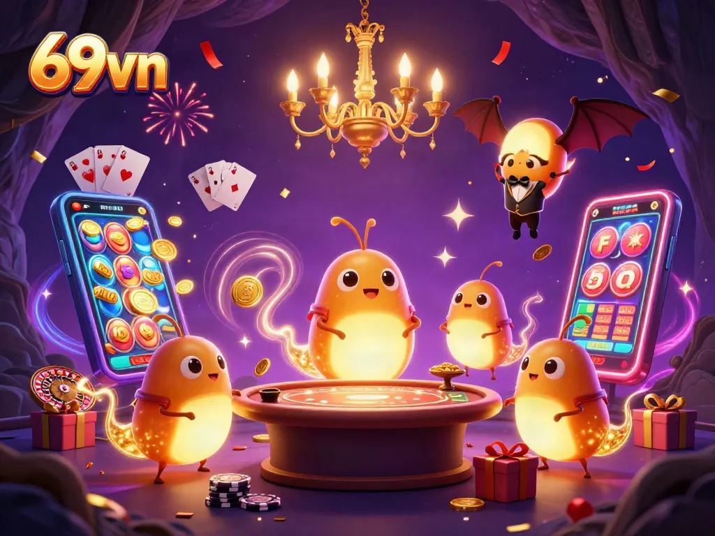 Light up your night with the exciting 69vn casino adventure featuring glowworms and vibrant games.