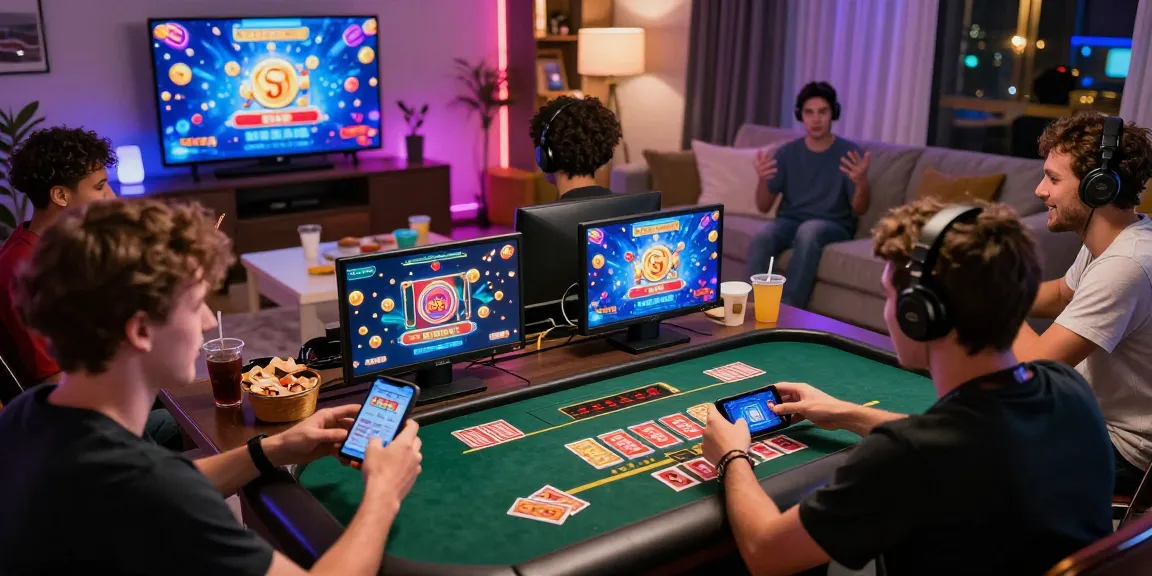 Engaging gaming experience at https://alanodt5.app/ showcasing players enjoying casino games with vibrant neon atmosphere.