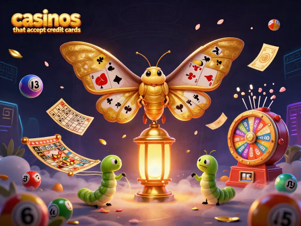 Engage in vibrant gaming scenes at casinos that accept credit cards with dynamic lottery elements and gaming features.