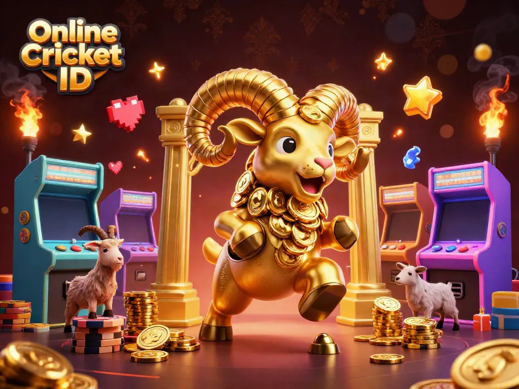 Engage with Online Cricket ID and experience thrilling betting action in a vibrant 3D illustration.