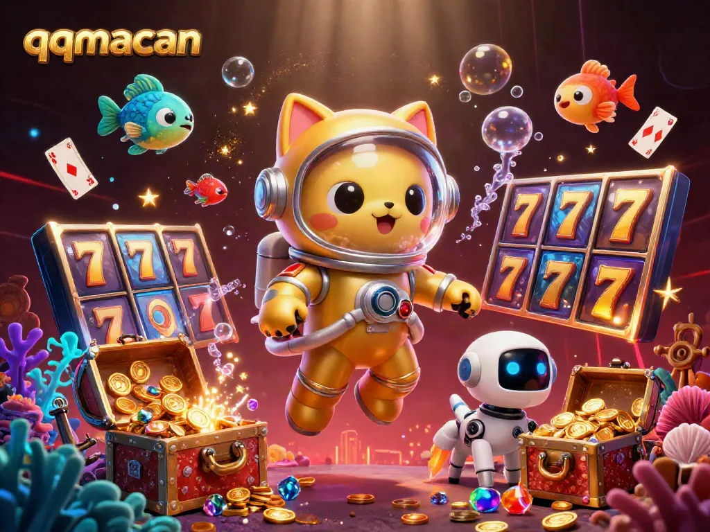 Experience thrilling adventures with qqmacan as you explore vibrant slot machines and treasures!