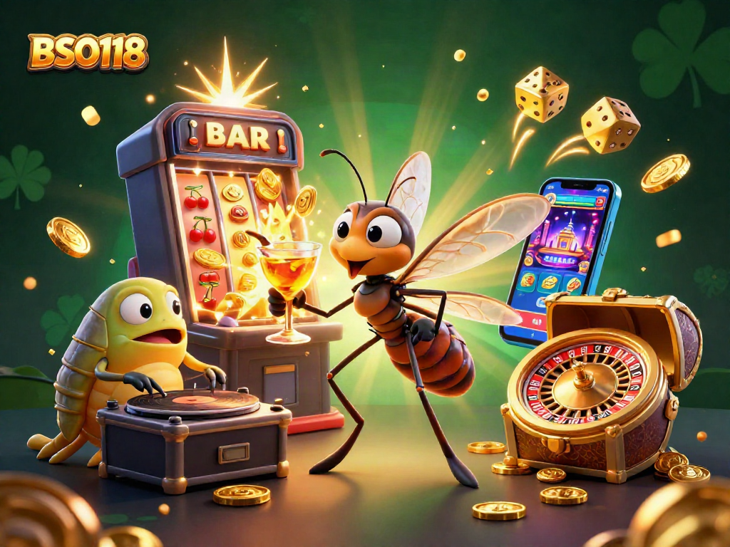 Experience the thrill of winning with BSO118 at a vibrant casino scene.