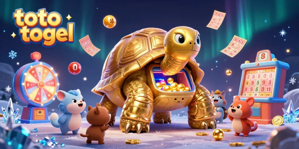 Menangkan toto togel dengan mesin lotere dan kartu bingo dalam ilustrasi menarik!