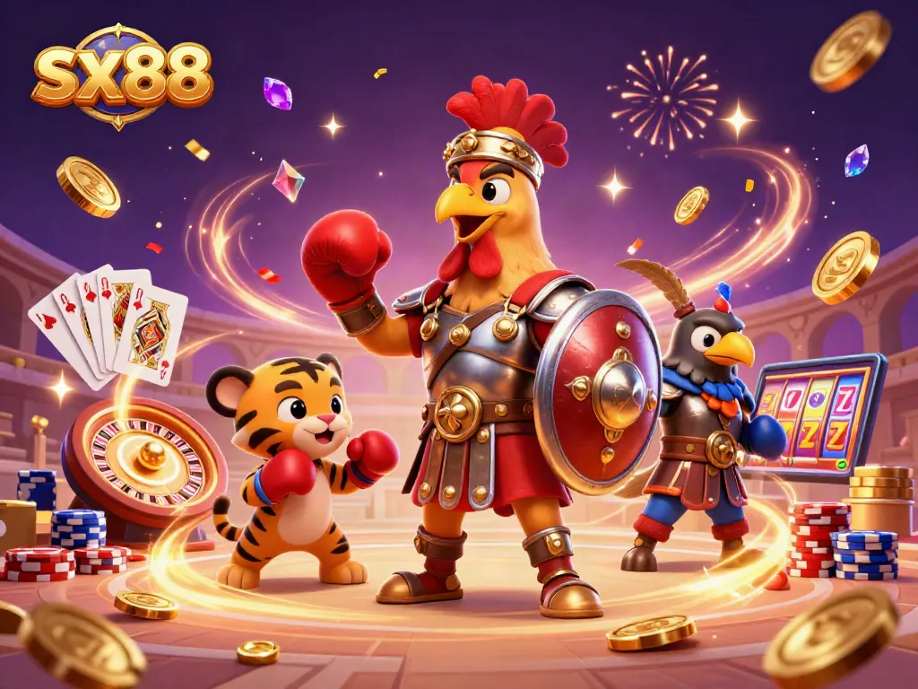 Engage in high-stakes action at sx88 with a vivid, expert-designed casino scene brimming with excitement.