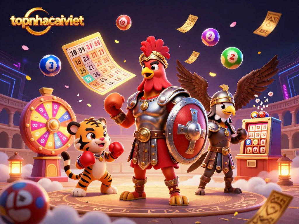 Experience thrilling fun at topnhacaiviet with exciting lottery games featuring vibrant elements.