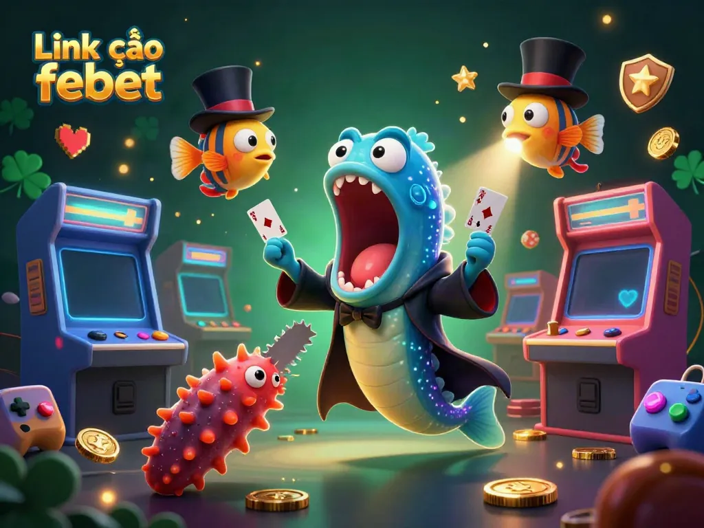 Engage with vibrant gaming action in Link vào febet's dazzling underwater casino scene.