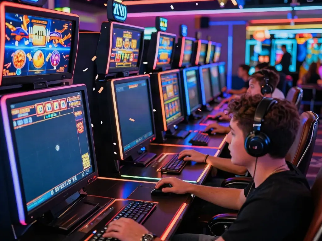 ผู้เล่นเกมส์สล็อตในช่วงเวลาที่น่าตื่นเต้นของ joker gaming ในคาสิโนออนไลน์