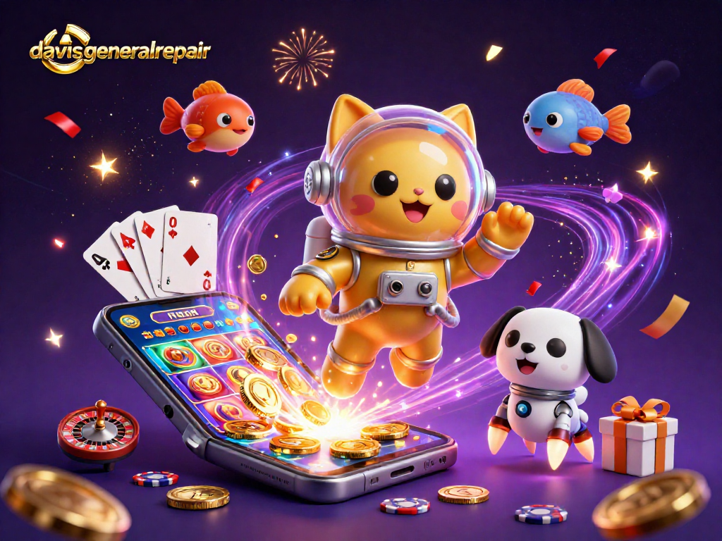 Dive into winning strategies with davisgeneralrepair while enjoying interactive slot games in a vibrant 3D galaxy.