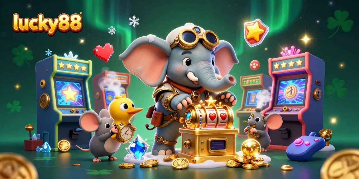 Experience exciting gameplay at lucky88's vibrant casino with animated characters and dynamic gaming elements.