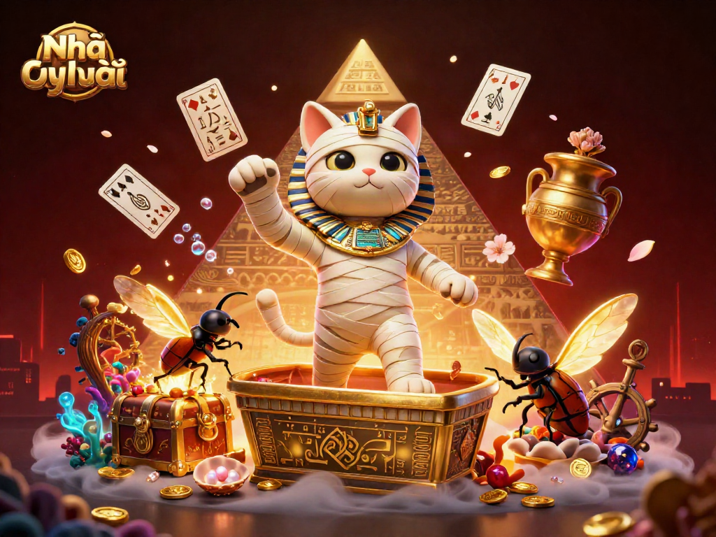 Engage in the excitement of Nhà cái uy tín with this captivating illustration featuring dynamic casino elements and characters.