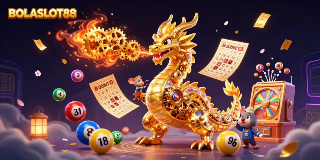 Engage in thrilling gaming adventures with BOLASLOT88's dynamic lottery action and vibrant elements.