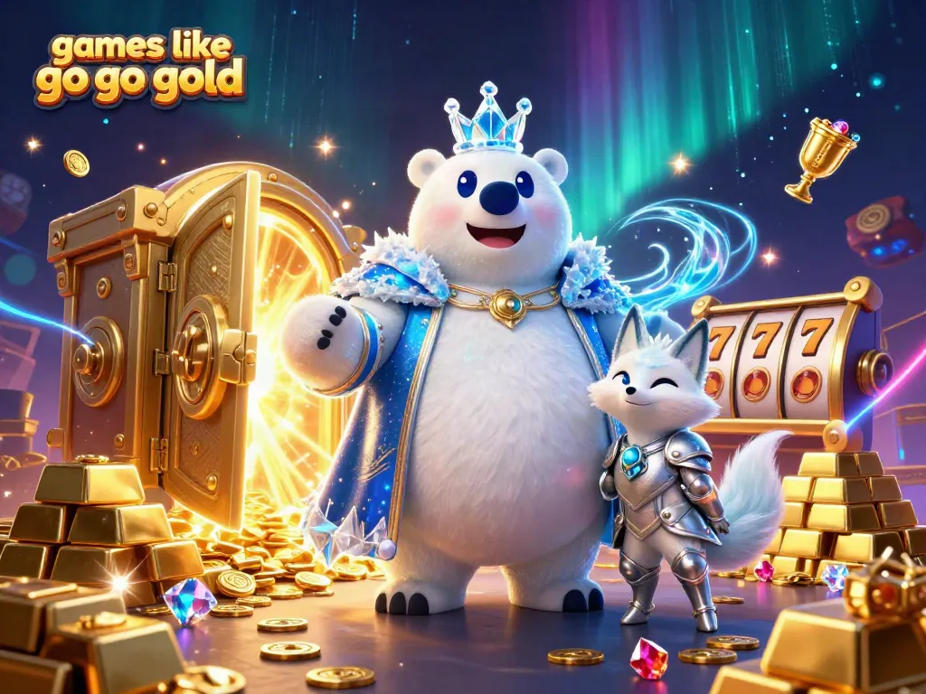 Engage in thrilling games like Go Go Gold with sparkling treasures and animated slot reels