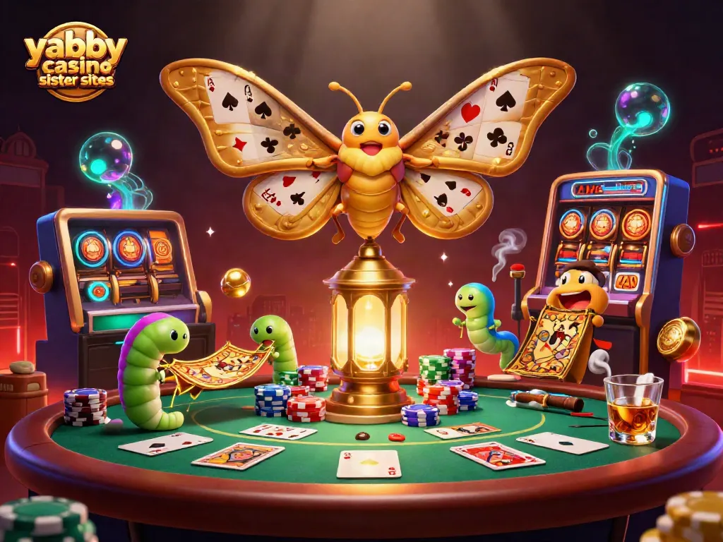 Explore dynamic scenes of winnings at yabby casino sister sites featuring poker games.
