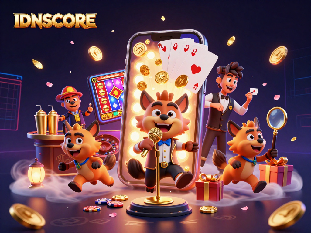 IDNSCORE invites players to enjoy loyalty rewards and big wins in an exciting casino adventure.