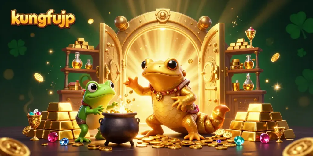 Kungfujp mengubah logam dasar menjadi koin emas di kasino fantasi, mengajak pemain meraih jackpot.