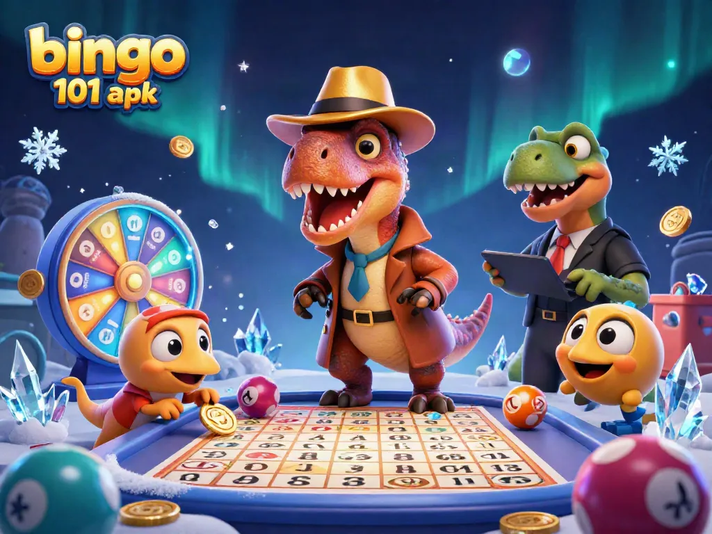 Naikkan kesenangan Anda dengan bingo 101 apk, bermain bingo dengan karakter yang lucu dan detail canggih.