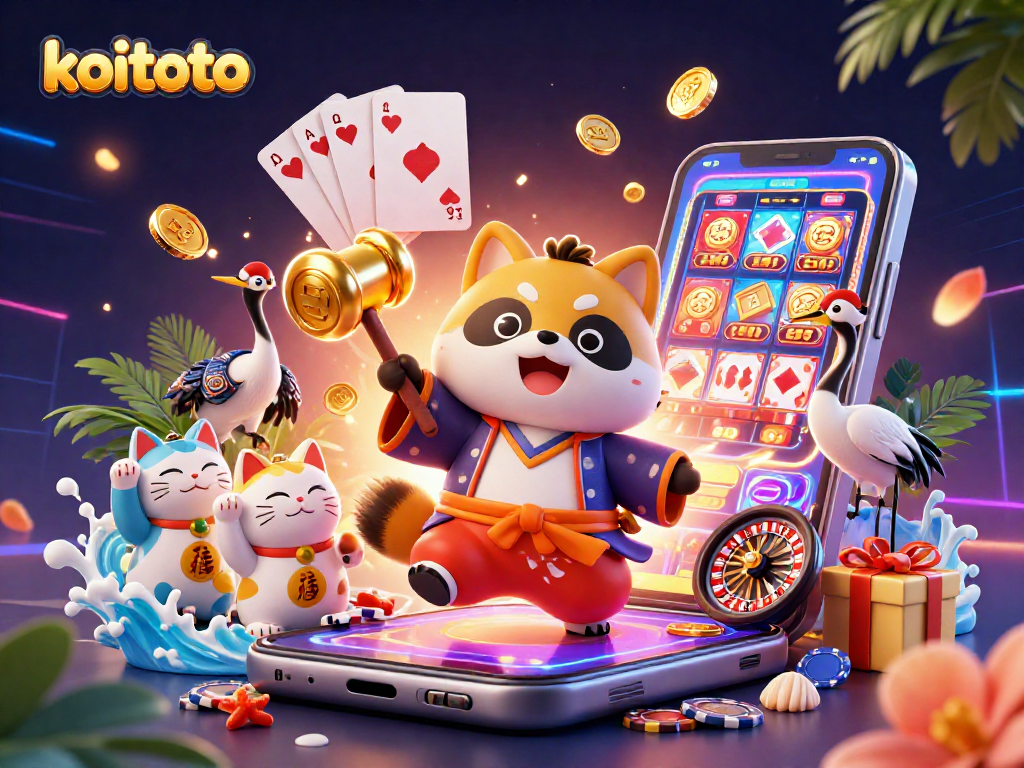 Koitoto sebagai platform perjudian menawarkan kesenangan dengan kombinasi slot dan karakter menarik dalam ilustrasi kasino