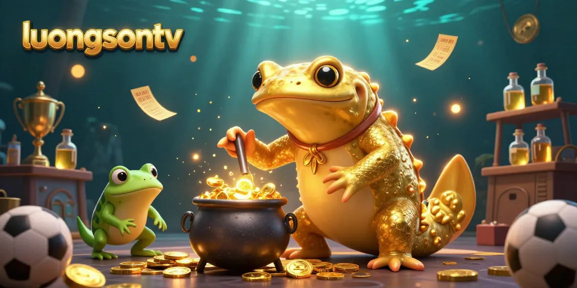 luongsontv engages viewers with a dynamic 3D alchemist scene showcasing sports betting highlights