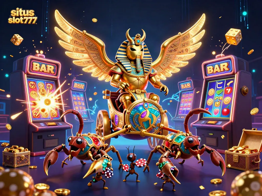 Gacor di situs slot777 dengan mesin slot dan karang sukses yang berkilauan untuk pemain