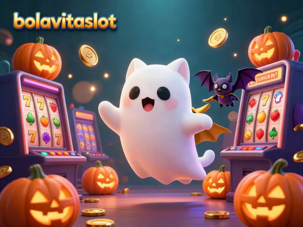 Experience the excitement of bolavitaslot with vibrant characters in a lively casino scene.