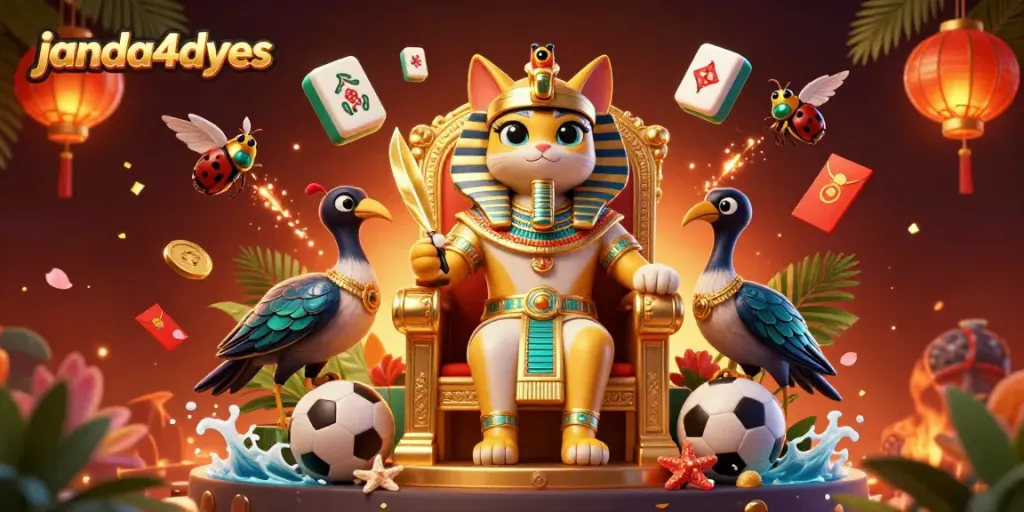 Temukan permainan taruhan bola online yang menegangkan bersama janda4dyes, didampingi karakter unik dan elemen menarik.