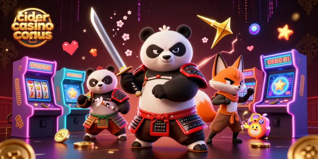 Experience excitement with cider casino bonus codes while engaging in thrilling slot gameplay with dynamic characters.