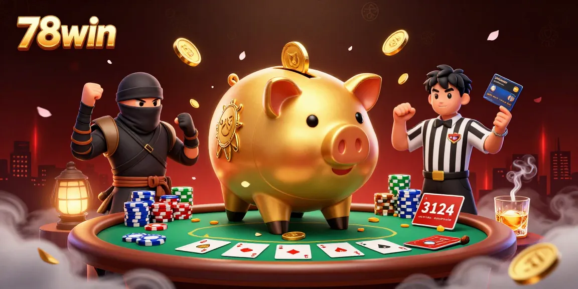 Experience thrilling gameplay at 78win featuring energetic characters in an action-packed casino scene.