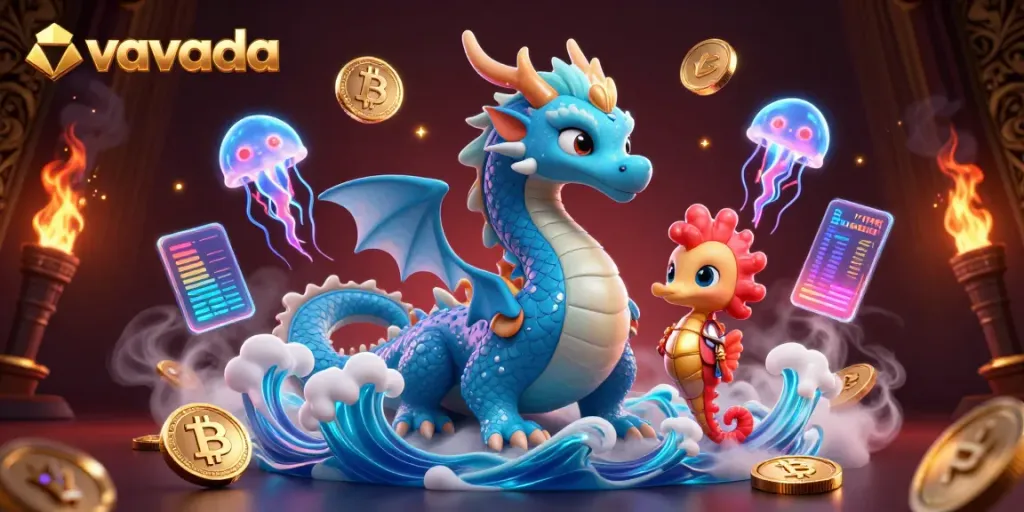 Experience thrilling wins at Vavada Casino with an enchanting scene of magical creatures and vibrant game elements.
