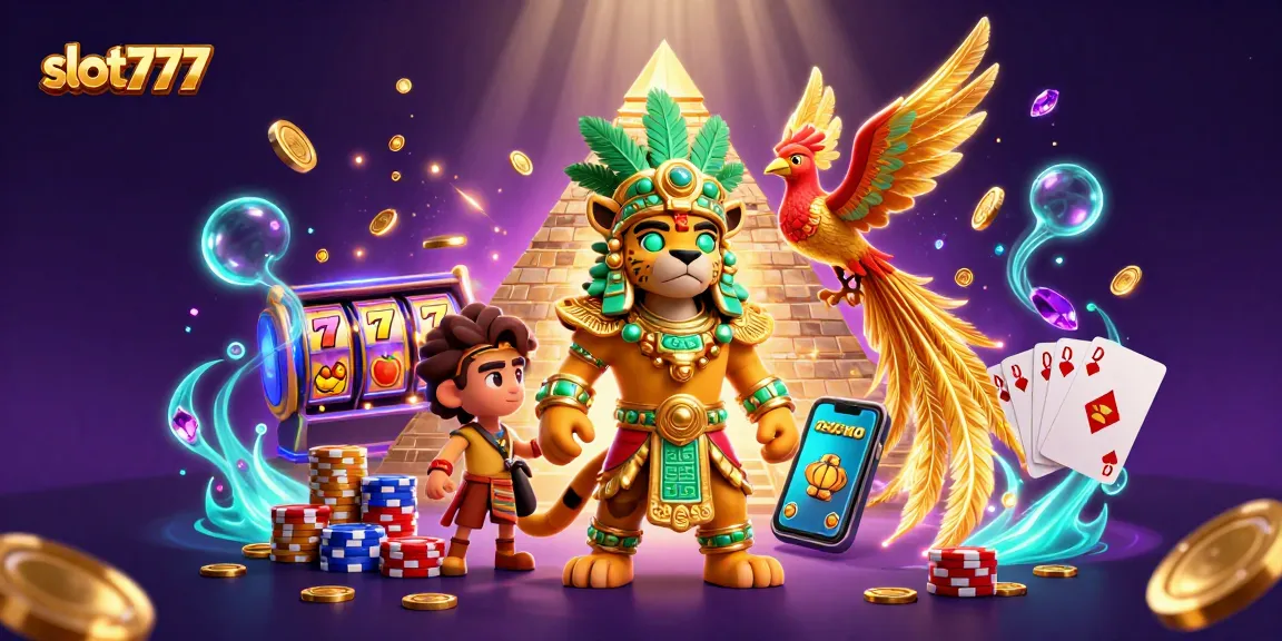 Permainan slot777 dengan jackpot kemenangan besar di tengah suasana kasino yang berkilauan.