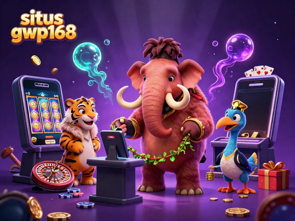 Permainan di situs gwp168 dengan pengunjung VIP dan karakter menawan di layar