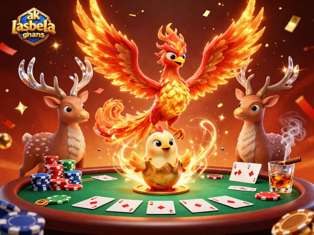 Experience thrilling action with ak lasbela ghans mandi as you play on a vibrant poker table amidst dynamic characters.