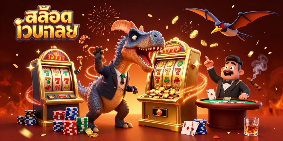 Experience excitement with สล็อตเว็บตรง as a cartoon pachycephalosaurus scores a jackpot!